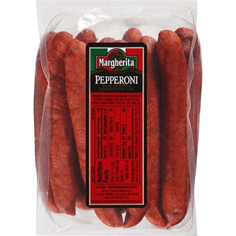 margherita pepperoni sticks 10 lb box